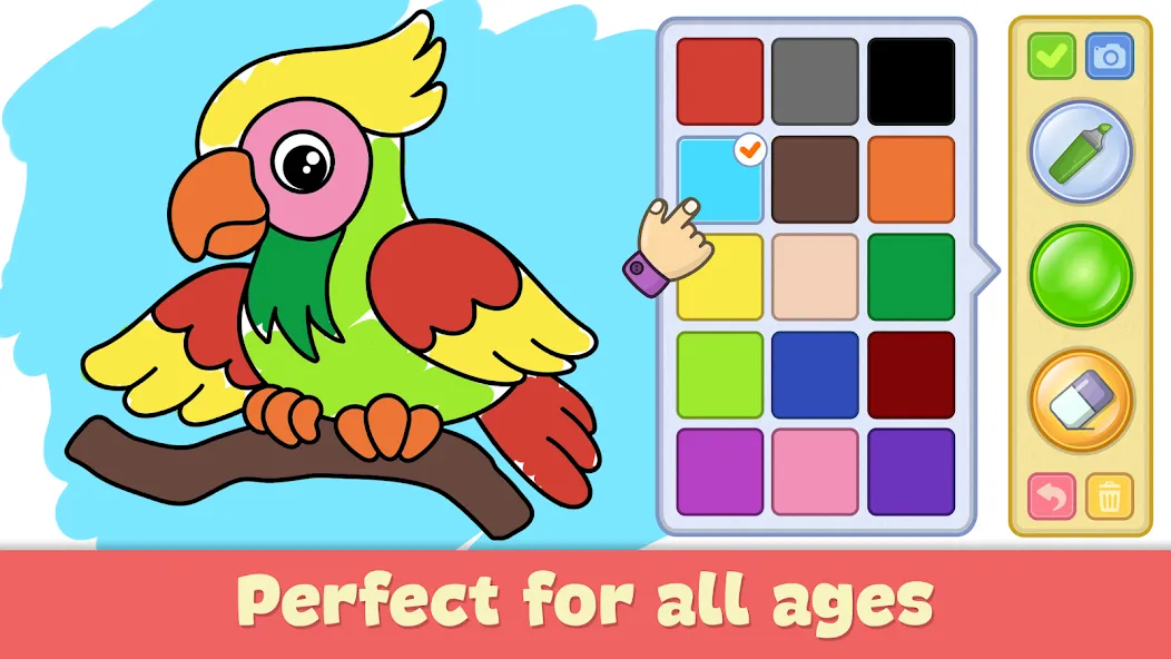 Kids Coloring & Drawing Games [МОД Меню] APK Android Screenshot 1