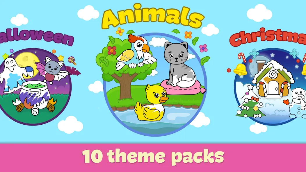 Kids Coloring & Drawing Games [МОД Меню] APK Android Screenshot 4