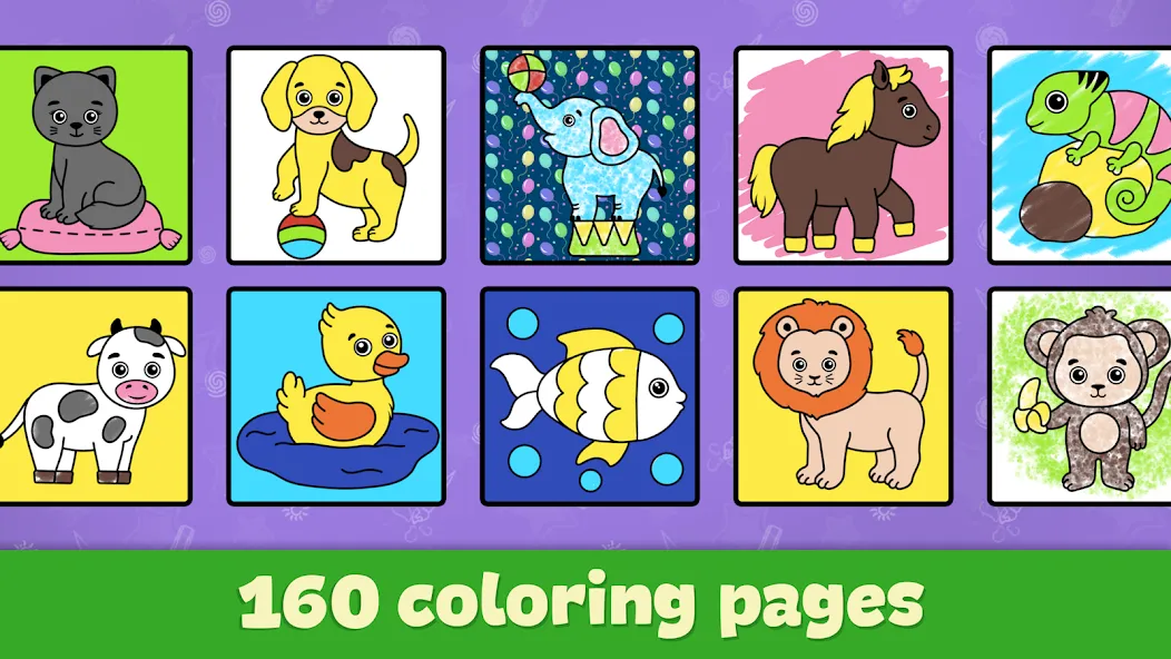 Kids Coloring & Drawing Games [МОД Меню] APK Android Screenshot 5