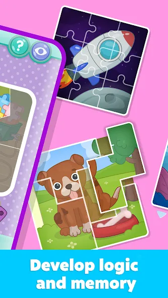 Kids Puzzles: Games for Kids [МОД Unlocked] APK Android Screenshot 5
