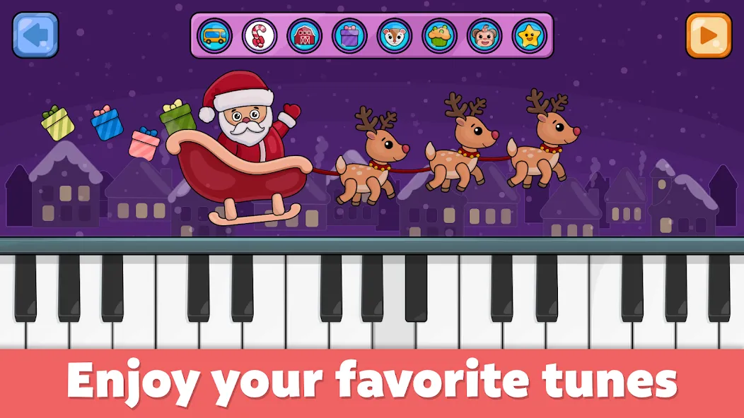 Baby Piano: Kids Music Games [МОД Unlocked] APK Android Screenshot 1