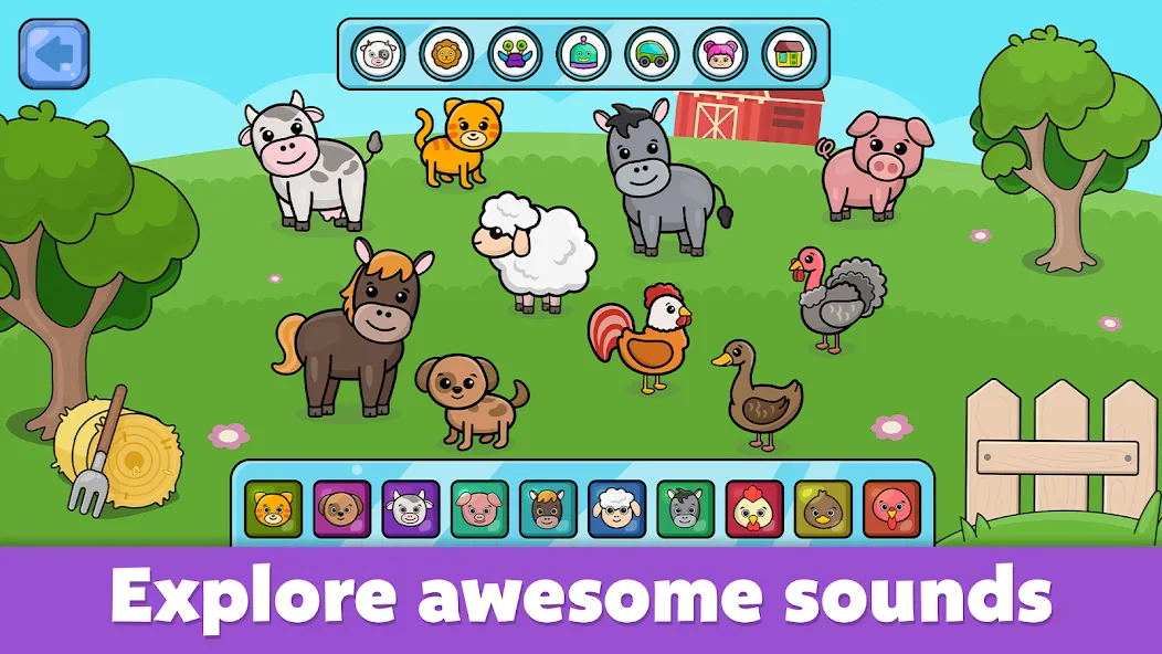 Baby Piano: Kids Music Games [МОД Unlocked] APK Android Screenshot 3