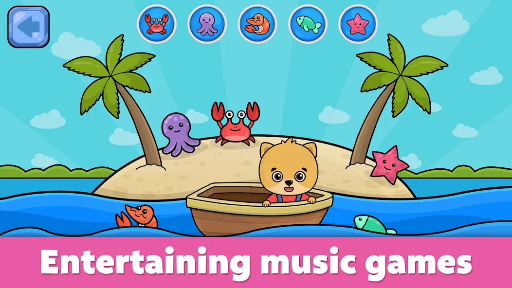 Baby Piano: Kids Music Games [МОД Unlocked] APK Android Screenshot 4