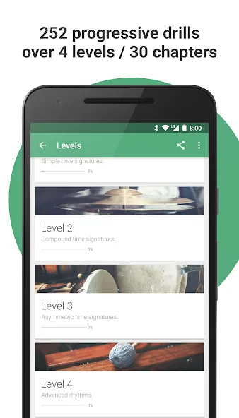Complete Rhythm Trainer (Комплит Ритм Трейнер) [МОД Много денег] APK Android Screenshot 2