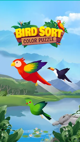 Bird Sort - Color Puzzle [МОД Mega Pack] APK Android Screenshot 5