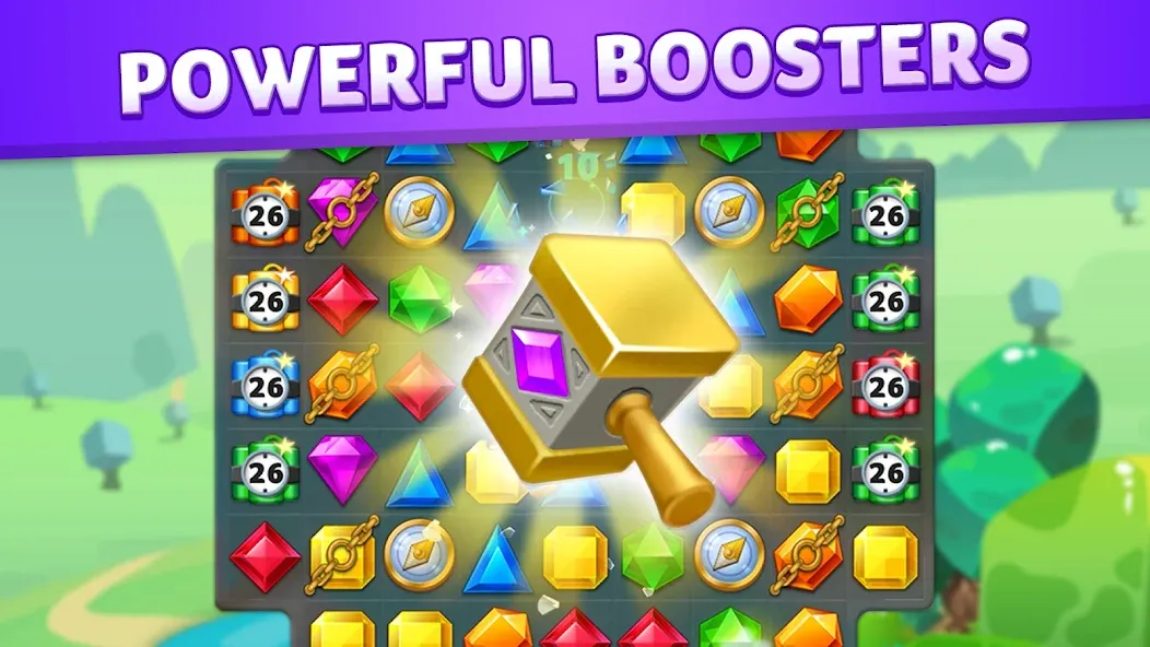 Jewel Match King [МОД Mega Pack] APK Android Screenshot 5