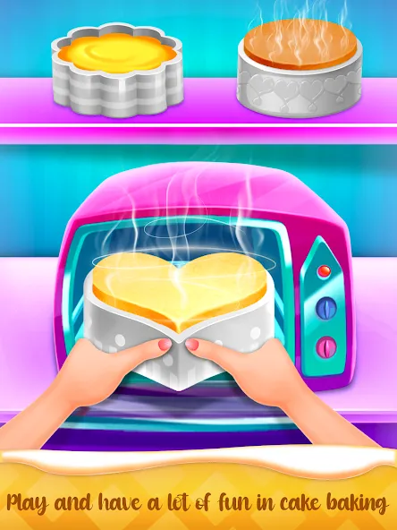 Cake Maker Cooking Cake Games (Кейк Мейкер кулинарные игры на приготовление тортов) [МОД Меню] APK Android Screenshot 5