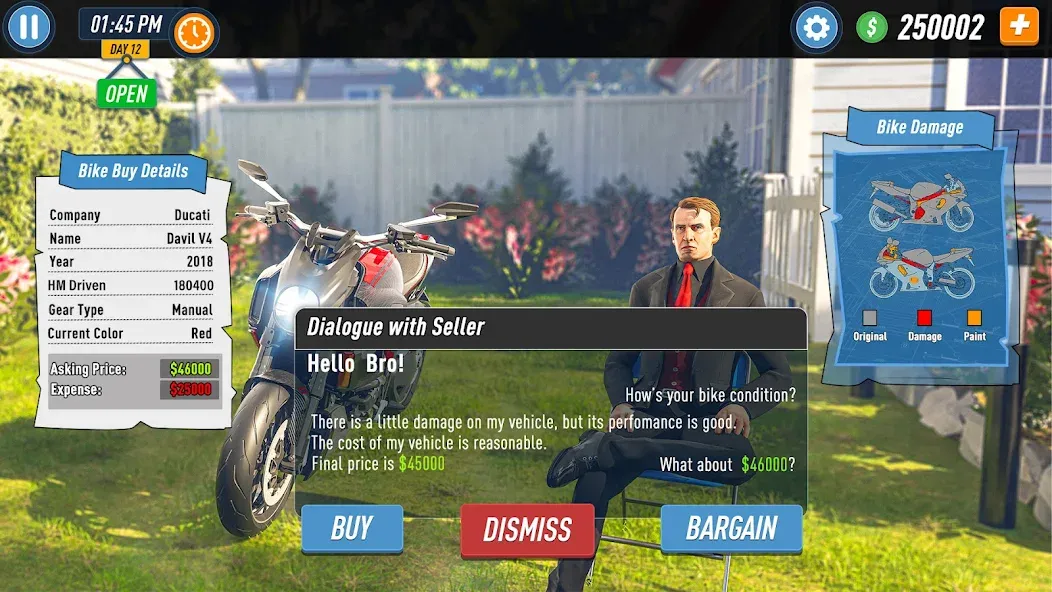 Motorcycle Dealer Bike Games [МОД Меню] APK Android Screenshot 5