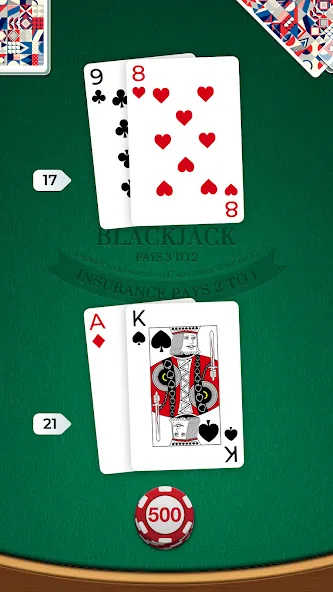 Blackjack (Блэкджек) [МОД Premium] APK Android Screenshot 1