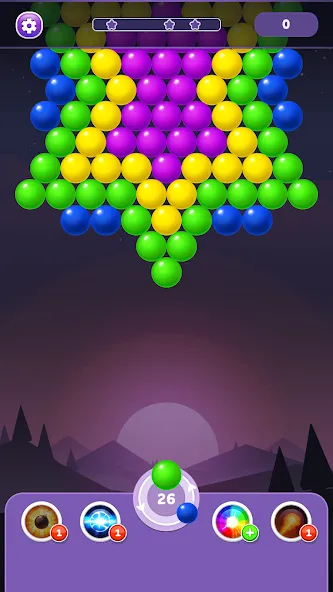 Bubble Shooter Rainbow [МОД Premium] APK Android Screenshot 1