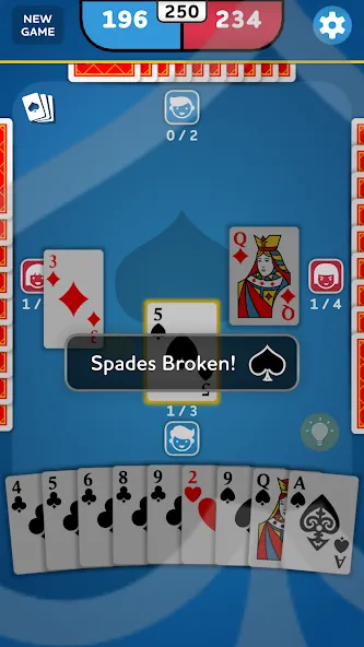 Spades - Card Game (Спейдс) [МОД Меню] APK Android Screenshot 5
