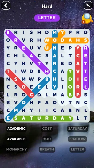 Word Search - Word Puzzle Game [МОД Меню] APK Android Screenshot 4