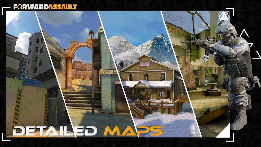 Forward Assault (Форвард Ассаулт) [МОД Premium] APK Android Screenshot 5