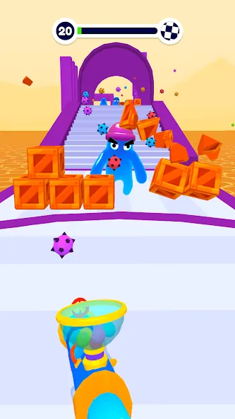 Blob Shooter 3D — Assassin Hit [МОД Premium] APK Android Screenshot 2