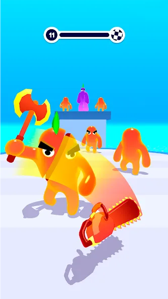 Blob Shooter 3D — Assassin Hit [МОД Premium] APK Android Screenshot 3