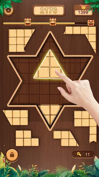 WoodCube - Woody Puzzle (ВудКуб) [МОД Premium] APK Android Screenshot 3