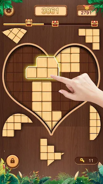 WoodCube - Woody Puzzle (ВудКуб) [МОД Premium] APK Android Screenshot 4
