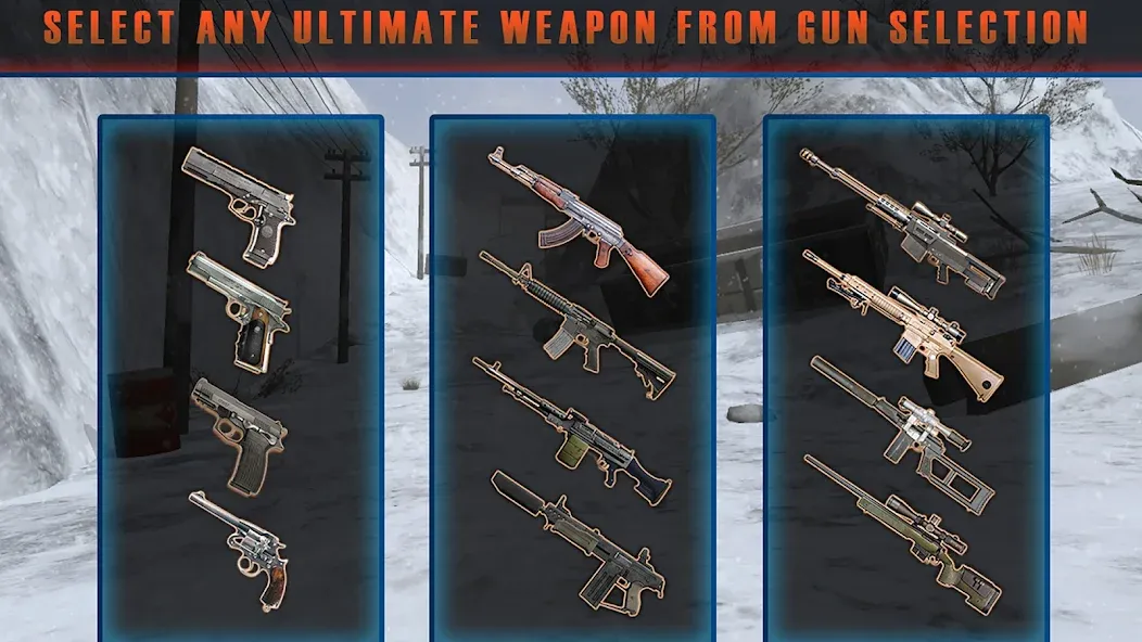 Modern Commando Strike Mission [МОД Бесконечные монеты] APK Android Screenshot 4