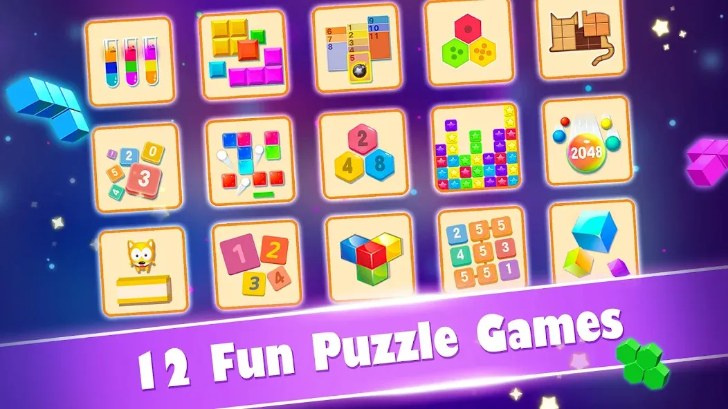 Block Gems: Block Puzzle Games (Блок драгоценные камни) [МОД Все открыто] APK Android Screenshot 1
