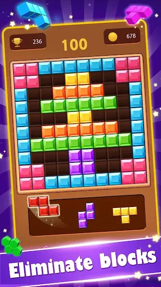 Block Gems: Block Puzzle Games (Блок драгоценные камни) [МОД Все открыто] APK Android Screenshot 2