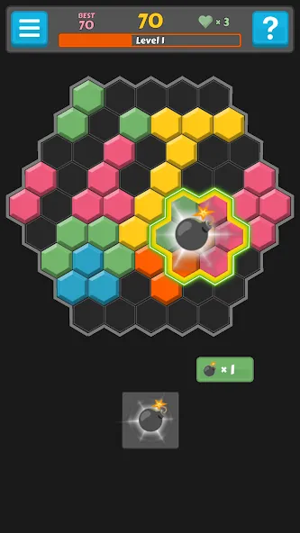 Block Buster - Hex and Square [МОД Меню] APK Android Screenshot 4