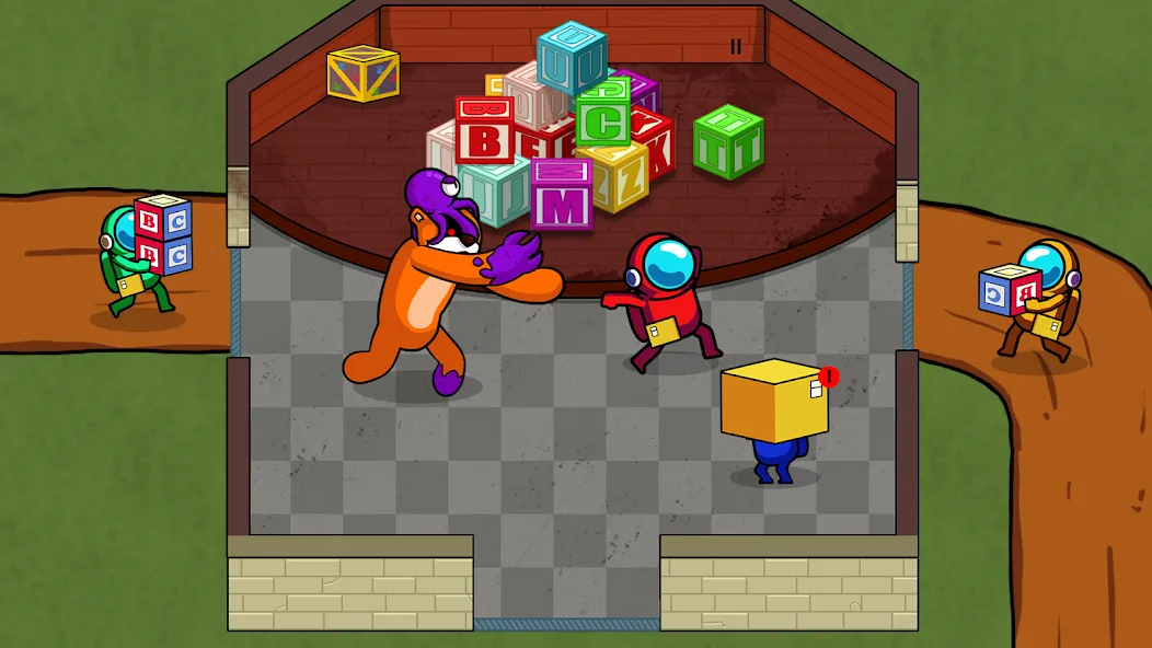 Survivor In Rainbow Monster (Сурвайвер Ин Рейнбоу Монстер) [МОД Бесконечные монеты] APK Android Screenshot 5