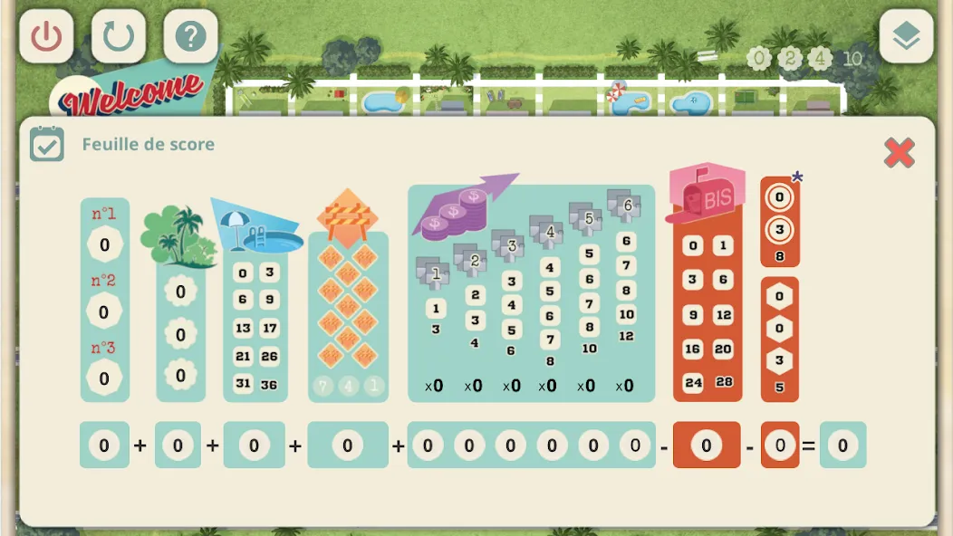 Welcome to - Scoresheet (Вэлкам то) [МОД Premium] APK Android Screenshot 2