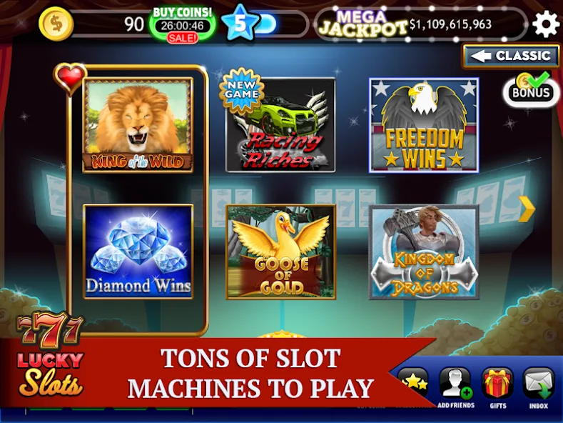 Lucky Slots (Лаки Слотс) [МОД Много денег] APK Android Screenshot 1