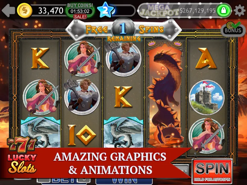Lucky Slots (Лаки Слотс) [МОД Много денег] APK Android Screenshot 3