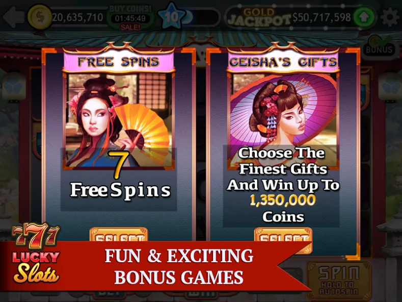 Lucky Slots (Лаки Слотс) [МОД Много денег] APK Android Screenshot 4
