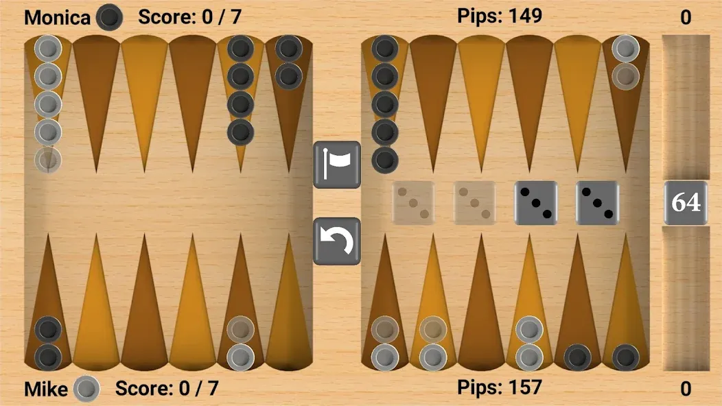 Bluetooth Backgammon [МОД Premium] APK Android Screenshot 3