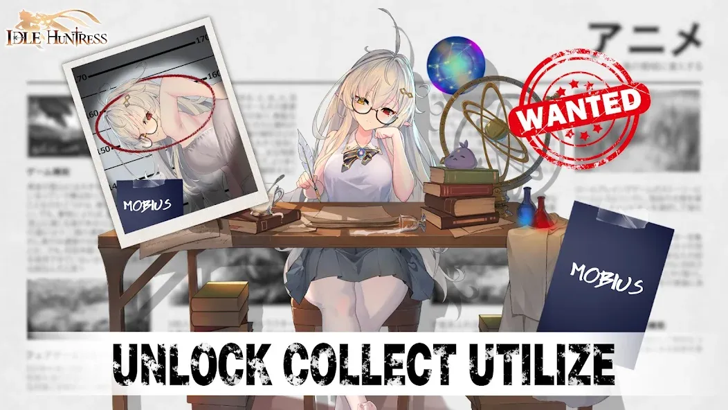 Idle Huntress: Girl's Land EU (Айдл Хантресс) [МОД Все открыто] APK Android Screenshot 1