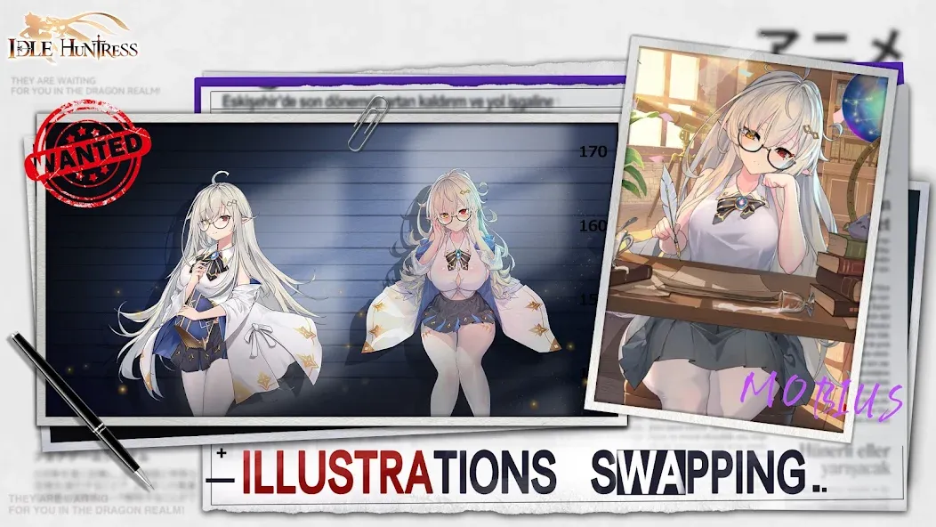 Idle Huntress: Girl's Land EU (Айдл Хантресс) [МОД Все открыто] APK Android Screenshot 2