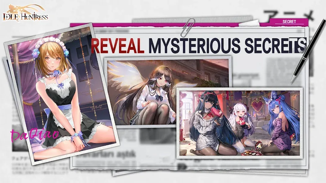 Idle Huntress: Girl's Land EU (Айдл Хантресс) [МОД Все открыто] APK Android Screenshot 3