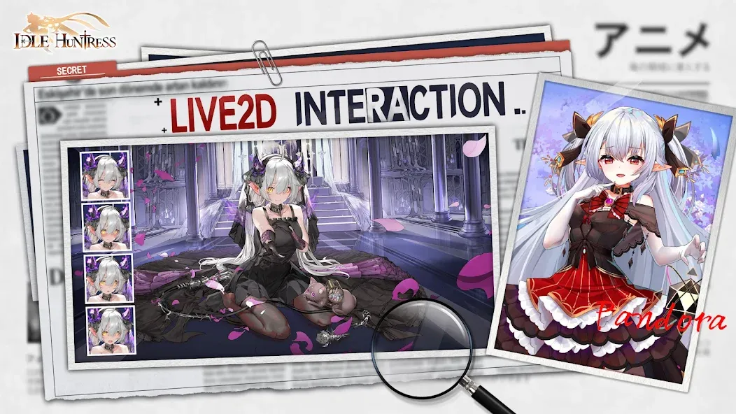 Idle Huntress: Girl's Land EU (Айдл Хантресс) [МОД Все открыто] APK Android Screenshot 4