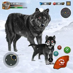 Wild Wolf Simulator Wolf Games [МОД Mega Pack] APK Android