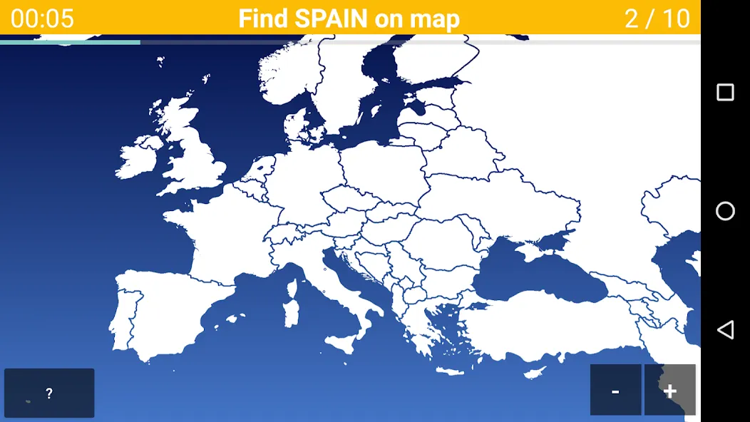 Europe Map Quiz - European Cou [МОД Все открыто] APK Android Screenshot 2