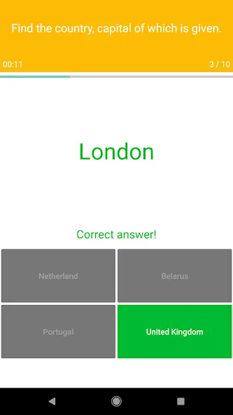 Europe Map Quiz - European Cou [МОД Все открыто] APK Android Screenshot 5