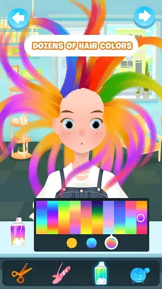 Hair salon games : Hairdresser [МОД Premium] APK Android Screenshot 1