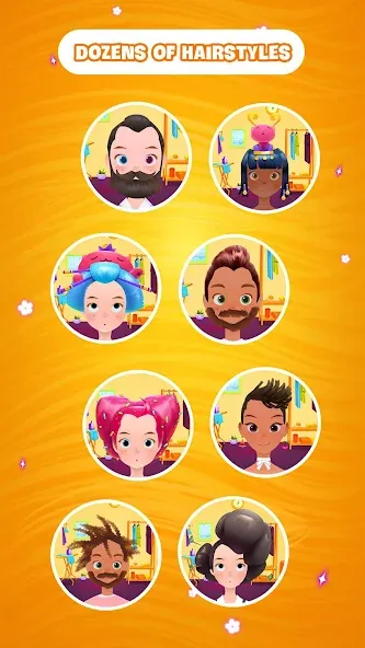 Hair salon games : Hairdresser [МОД Premium] APK Android Screenshot 4