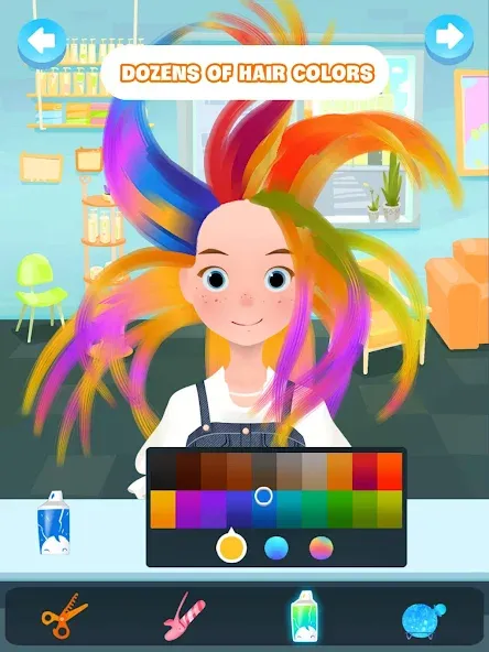 Hair salon games : Hairdresser [МОД Premium] APK Android Screenshot 5