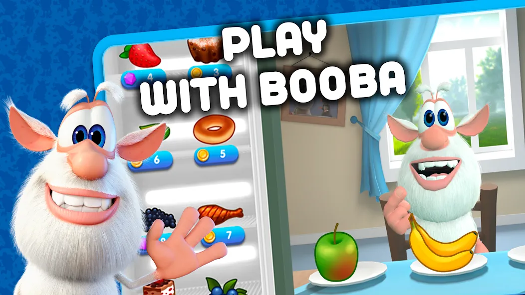 My talking Booba. Virtual pet [МОД Бесконечные монеты] APK Android Screenshot 1