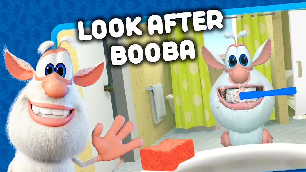 My talking Booba. Virtual pet [МОД Бесконечные монеты] APK Android Screenshot 2