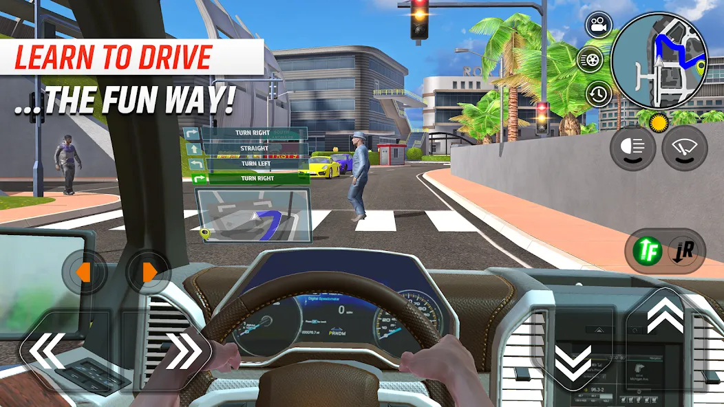 Car Driving School Simulator (Автошкола симулятор вождения) [МОД Premium] APK Android Screenshot 1