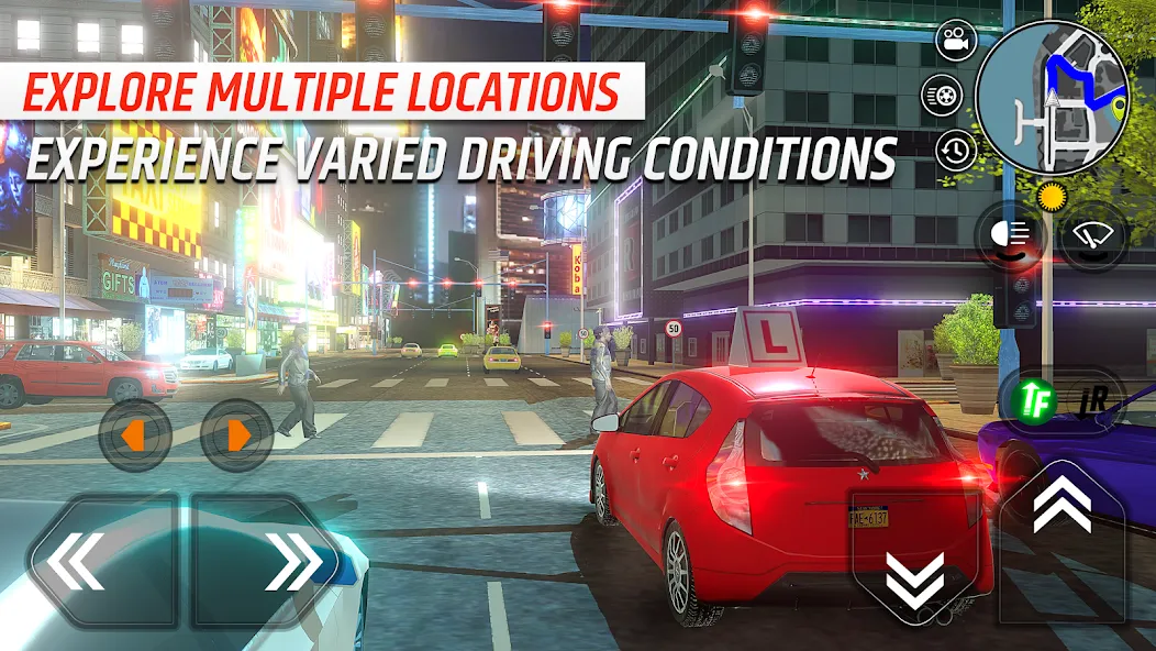 Car Driving School Simulator (Автошкола симулятор вождения) [МОД Premium] APK Android Screenshot 2
