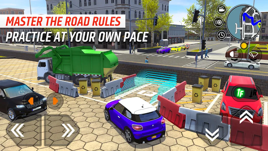 Car Driving School Simulator (Автошкола симулятор вождения) [МОД Premium] APK Android Screenshot 3