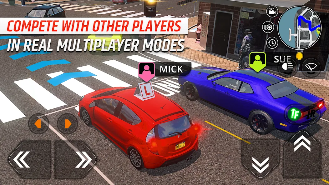 Car Driving School Simulator (Автошкола симулятор вождения) [МОД Premium] APK Android Screenshot 5