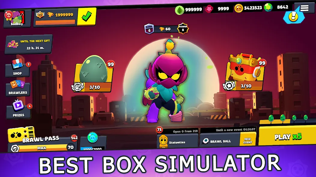 Box Simulator for Brawl Stars [МОД Mega Pack] APK Android Screenshot 1