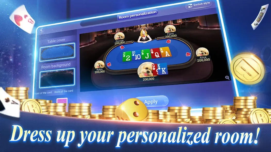 Texas Poker English (Boyaa) (Техасский покер Английский) [МОД Mega Pack] APK Android Screenshot 2