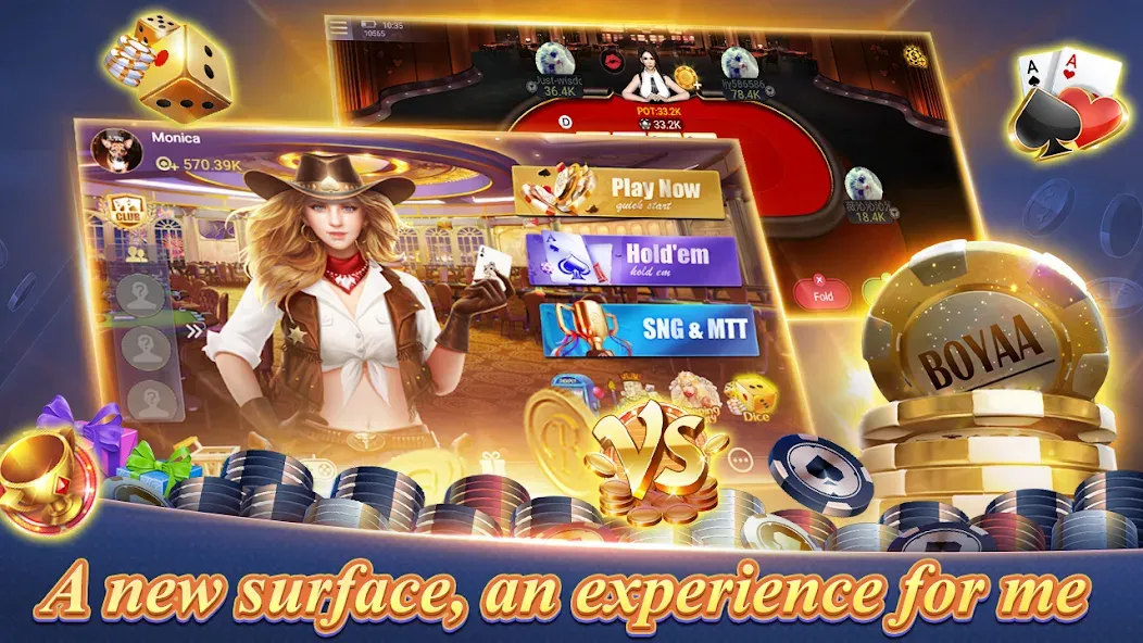 Texas Poker English (Boyaa) (Техасский покер Английский) [МОД Mega Pack] APK Android Screenshot 3